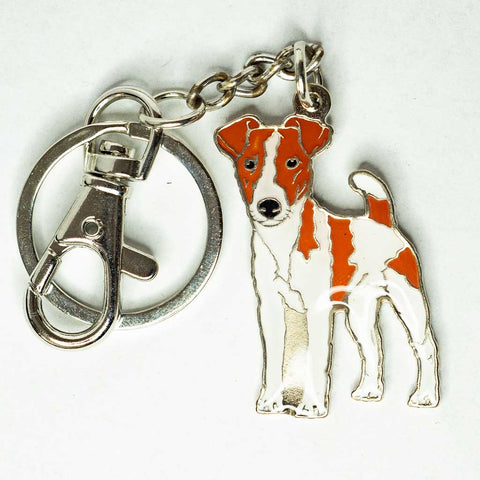 Image of simaszőrű fox terrier kulcstartó