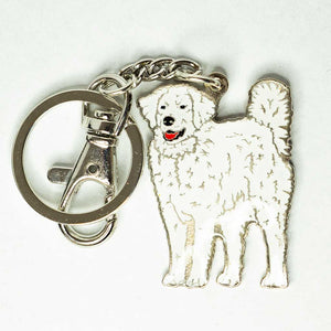 Kuvasz kulcstartó
